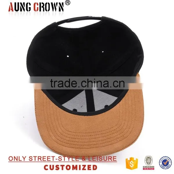 5 Panel Suede Brim Hat photo-6