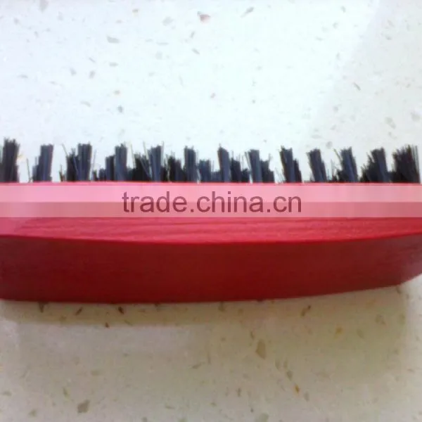 Red Color Maple Wood Made Shoe Brushes Hot Sell in Korea photo-5