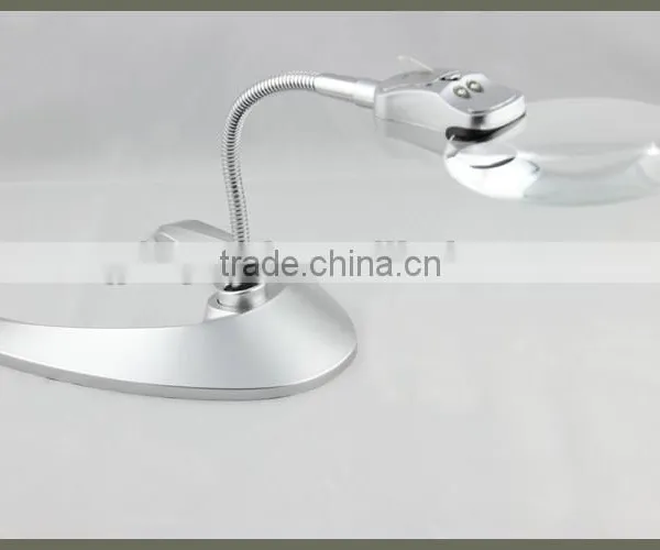 Professional MG5B-3 Led Magnifier Lamp Moveable With Stand For Reading 10x photo-2