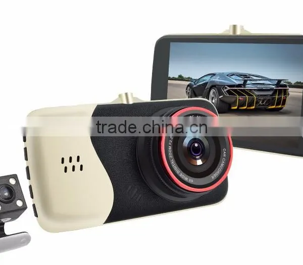 Hot 4.0 Inch Big Screen Car Black Box Dual Camera Dvr Driving Recorder photo-5