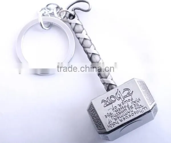 Newest Marvel Thor Keychain Thor Hammer Keychain Alloy Hammer of Thor Keychain photo-6