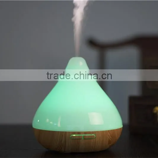 Aromatherapy Diffuser Machine Electric Room Aroma Diffuser Wooden Grain Style photo-4