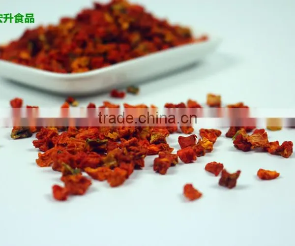 Fresh Air Dried Pumpkin Cubes Red Color photo-3