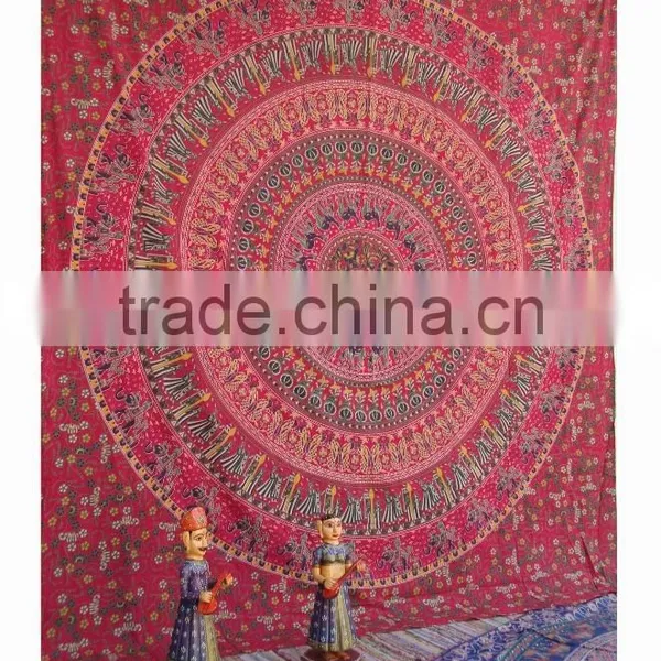 Indian Decor Mandala Tapestry Wall Hanging Hippie Throw Bohemian Twin Bedspread Yoga Mat Gift photo-2