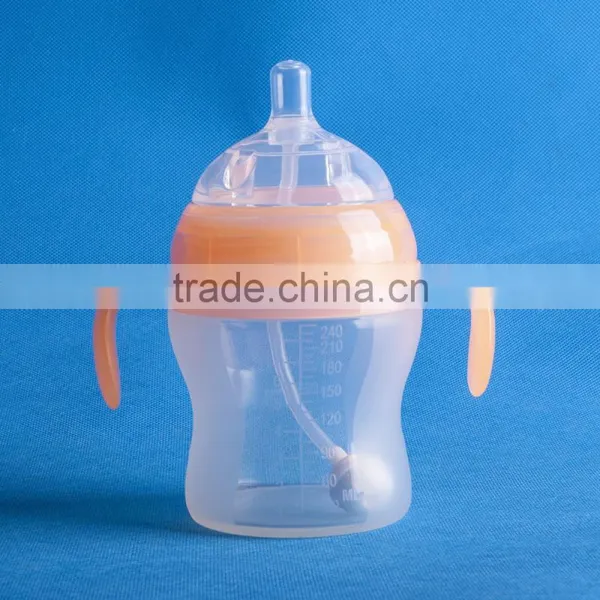 2016 BPA Free Silicone Baby Bottle High Quanlity Nursing Bottle photo-2