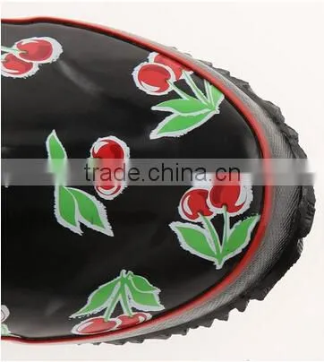 Lady Fruit Fashion Rubber Rain Boot photo-3