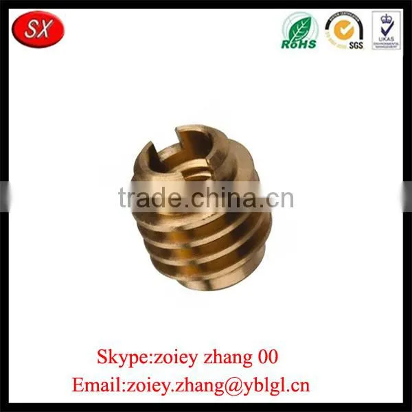 OEM & ODM Custom Made Precision Brass Female Threaded Insert photo-3