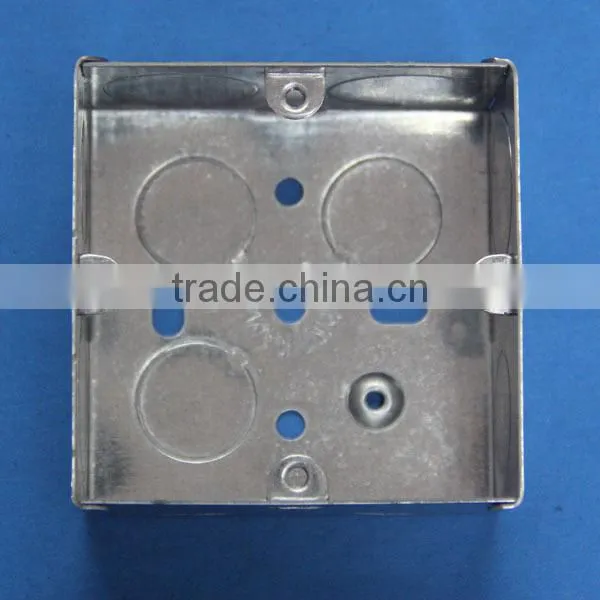 Manufacturer of 3*3 Size 35mm Depth gi Metal Junction Box photo-3