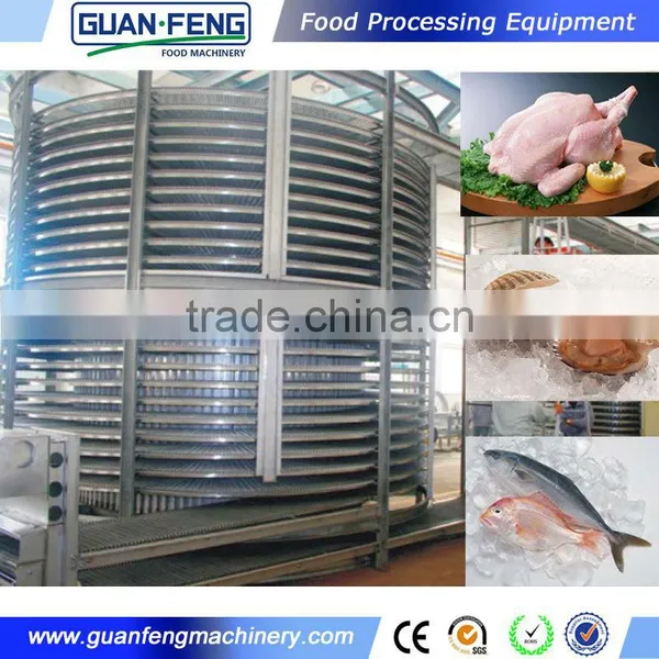 Fruits And Vegetable Quick Freezing Machine Grapes Spiral Blast Freezer photo-6