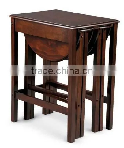 3PCS Folod Wooden Tables for Wholesaler photo-2