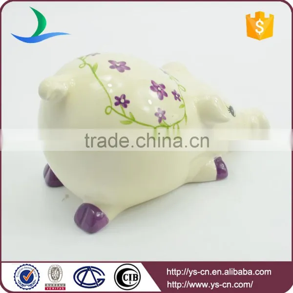 Beige Pig Hand Painted Ceramic Home Decoration Accessories photo-4