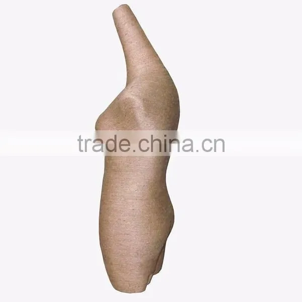 Fiberglass Covered With Rope Half Body Torso Draping Female Mannequin for Sale photo-3
