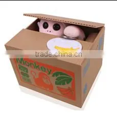 Coin Bank Money Box Plastic Electronic Cute Coin Saving Stealing Dog photo-3