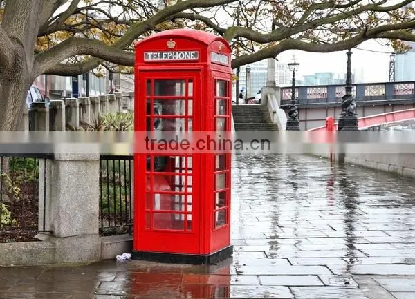 Freestanding Metal Public Mobile Telephone Booth photo-3