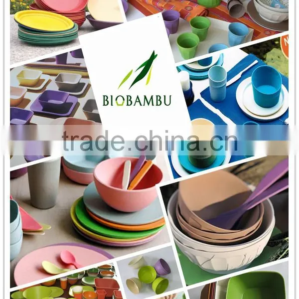Best Sale Cheap Eco-friendly Bamboo Fiber Dinner Set photo-3