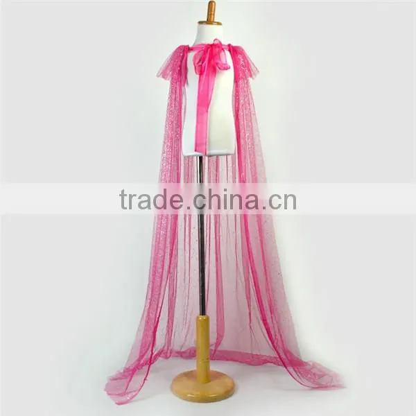 New Arrival Candy Color Snowflake Custom Cutting Baby Girl Evening Dress Cape photo-5