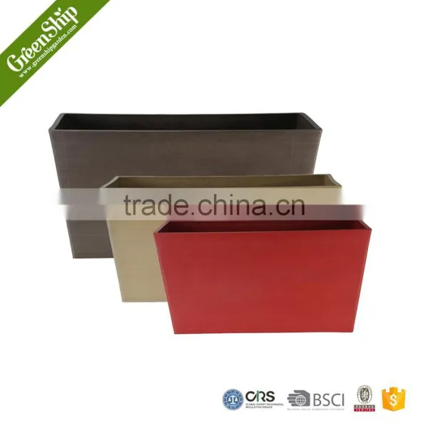 Balcony large rectangular planter