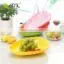 Grape Leaf Shape Fruit Tray Plastic Plate Plastic Fruit Tray photo-2
