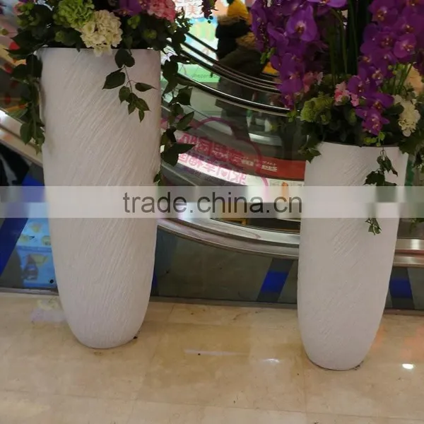 Customized Made Fiberglass Flowerpot photo-2