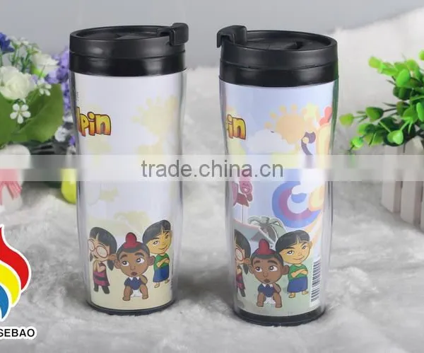 Customized Plastic Coffee Cups Mugs With Lid photo-5