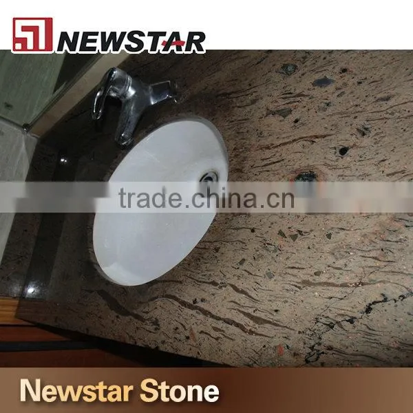 Newstar Bathroom One Piece Vanity Glass Vanity Top photo-3