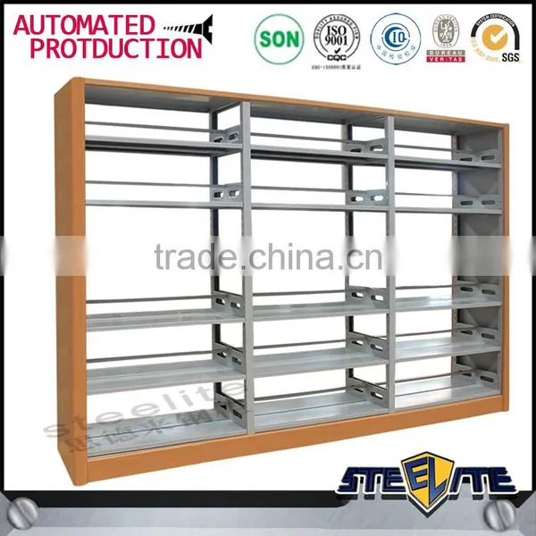 Simple Design Wooden Book Rack Mobile Mass Shelf photo-3