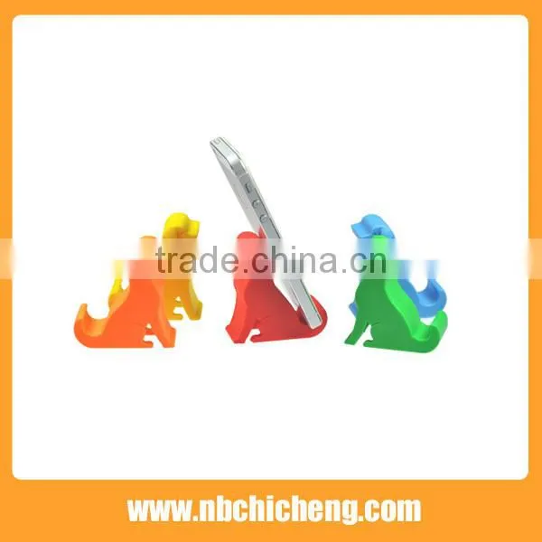 Dog Silicone Phone Holde, Silicone Smart Phone Desktop Stand Holder photo-3