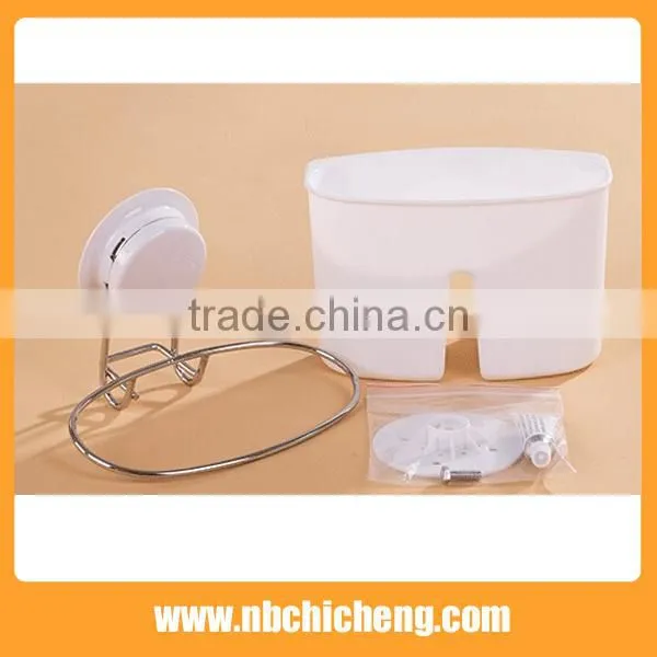 Shelf Bracket Plastic Wall Suction Shelf Houseware Storage Holder photo-2