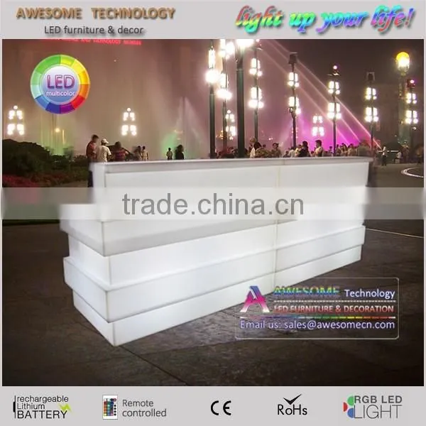 2017 Portable Bar Light up Led Furniture for Sale photo-3