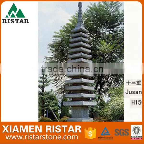 Japanese Style Garden Granite Stone Lantern Rankei photo-3