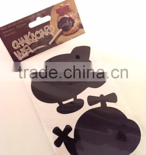 Bus, Car, Helicapter Design Decorative Chalkboard Label for Glass Bottle, Chalkboard Label Sticker photo-5