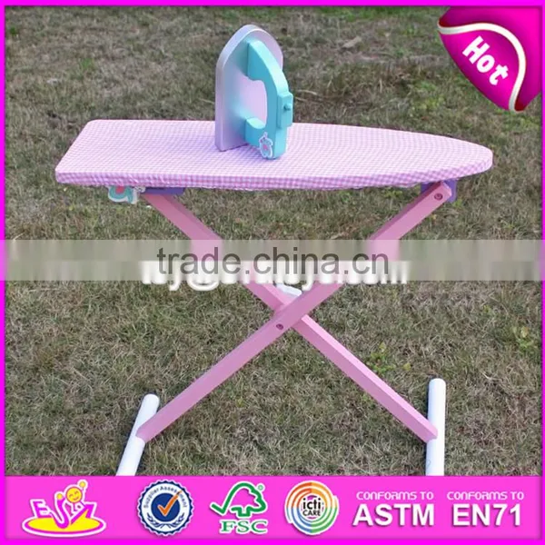 2017 New Products Children Pretend Play Wooden Toy Ironing Board W10D151