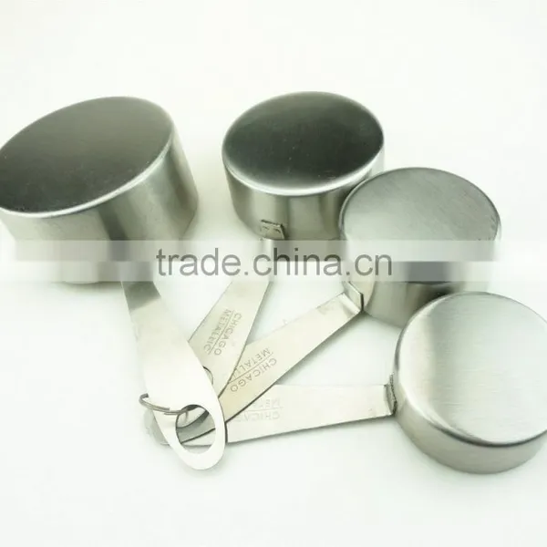 42136 4pcs Stainless Steel Nesting Measuring Cups and Spoons Set photo-6
