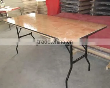 Plywood Round or Rectangle Folding Tables Wedding Table photo-5