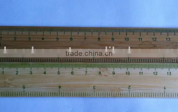 Laser Engraved Bamboo Ruler photo-2