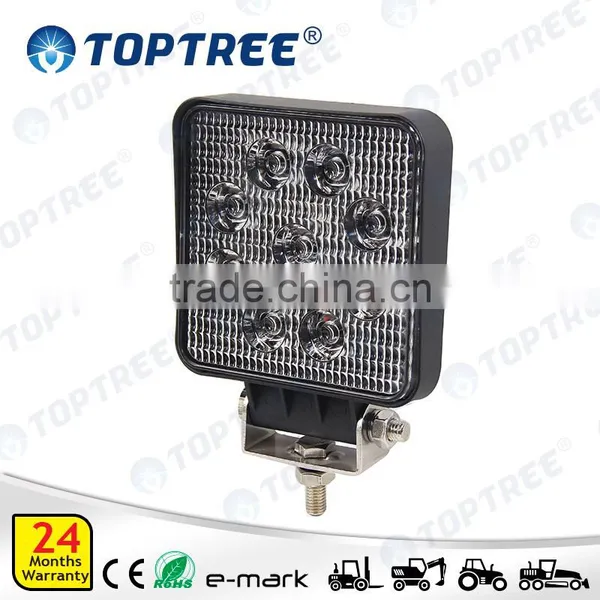 27W Plastic LED Working Lamp Square LED Truck Work Lights photo-2
