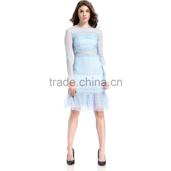 Domin Fashion Latest Lace Dress Designs for Ladies photo-3
