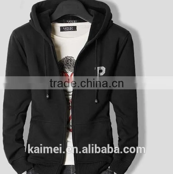 2017 Wholesale Beautiful Design Amazing Quality Eco-friendly Breathable Anti-wrinkle Cute 100%cotton Zipper Hoodie photo-2