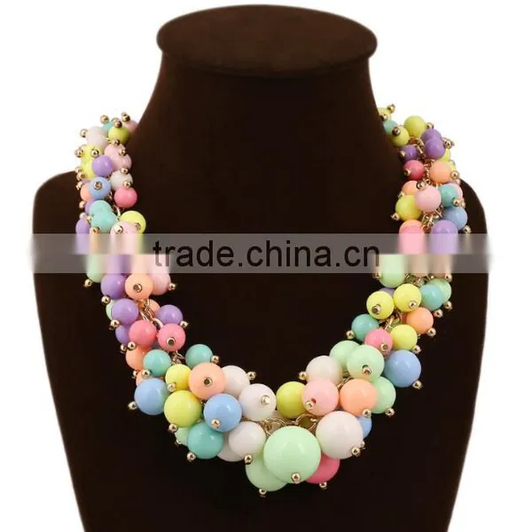Zm33314a Simple Women Elegant Faux Pearl Wedding Necklace for Ladies photo-2