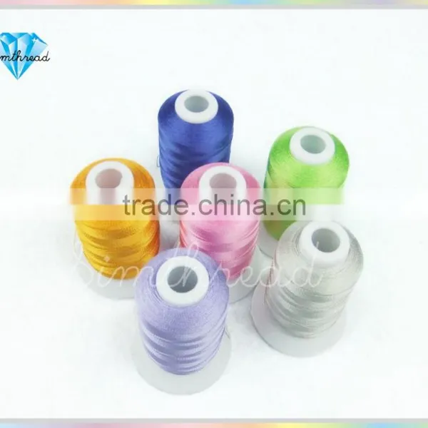 Simthread Brand-new Rayon Embroidery Machine Thread 58 Assorted Colors, 500m Each Suitable for Any Embroidery Machine photo-3