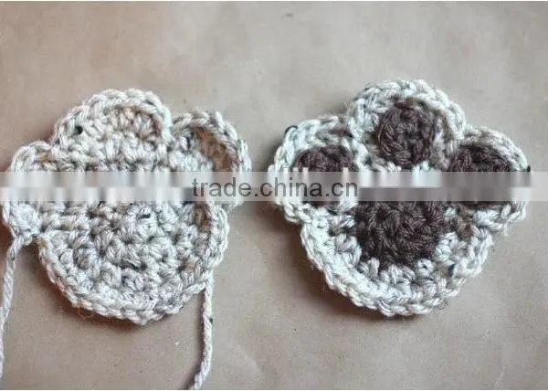 Hand Knitting Kits Fleece Puppy Dog Lovey Blanket Crochet Pattern photo-6