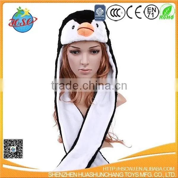 Custom Plush Penguin Winter Hat photo-2