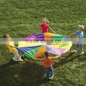 Nylon New Rainbow Parachute Kids Playing Parachute photo-4