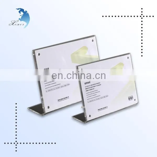 Custom 8.5x11 Advertising Acrylic Sign Rack Holder Tent Card Display photo-2