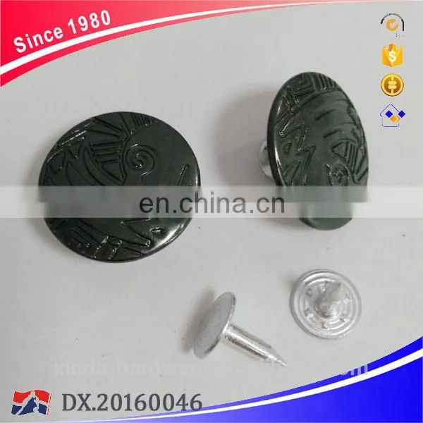 Garment Accessories Shank Brass Button for Jeans photo-2