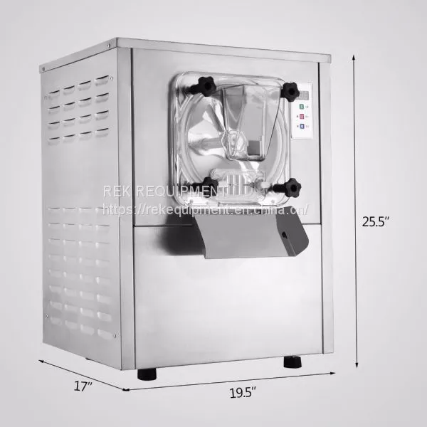 2019 Commercial Tabletop Batch Freezer Auto-Dispensing Hard Ice Cream Machine Restaurant Gelato Machine 20L/H photo-4