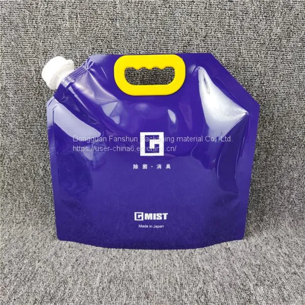 5L Detergent Standing Suction Nozzle Bag Made in China
