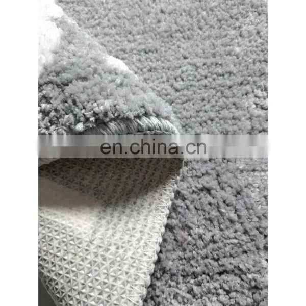 Factory Manufacture Soft Modern Non-slip Comfortable Bathroom Washable Microfibre Bath Mat With TPR photo-3