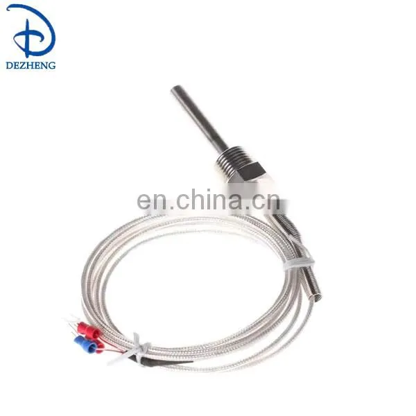 RTD Pt100 Temperature Sensor Probe 2/3 /4 Wires photo-2