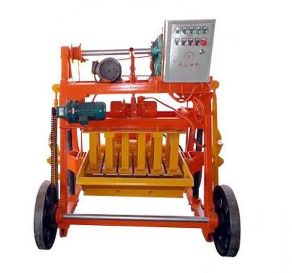 QMR4-45 Mobile Manual Concrete Brick Forming Machine photo-2